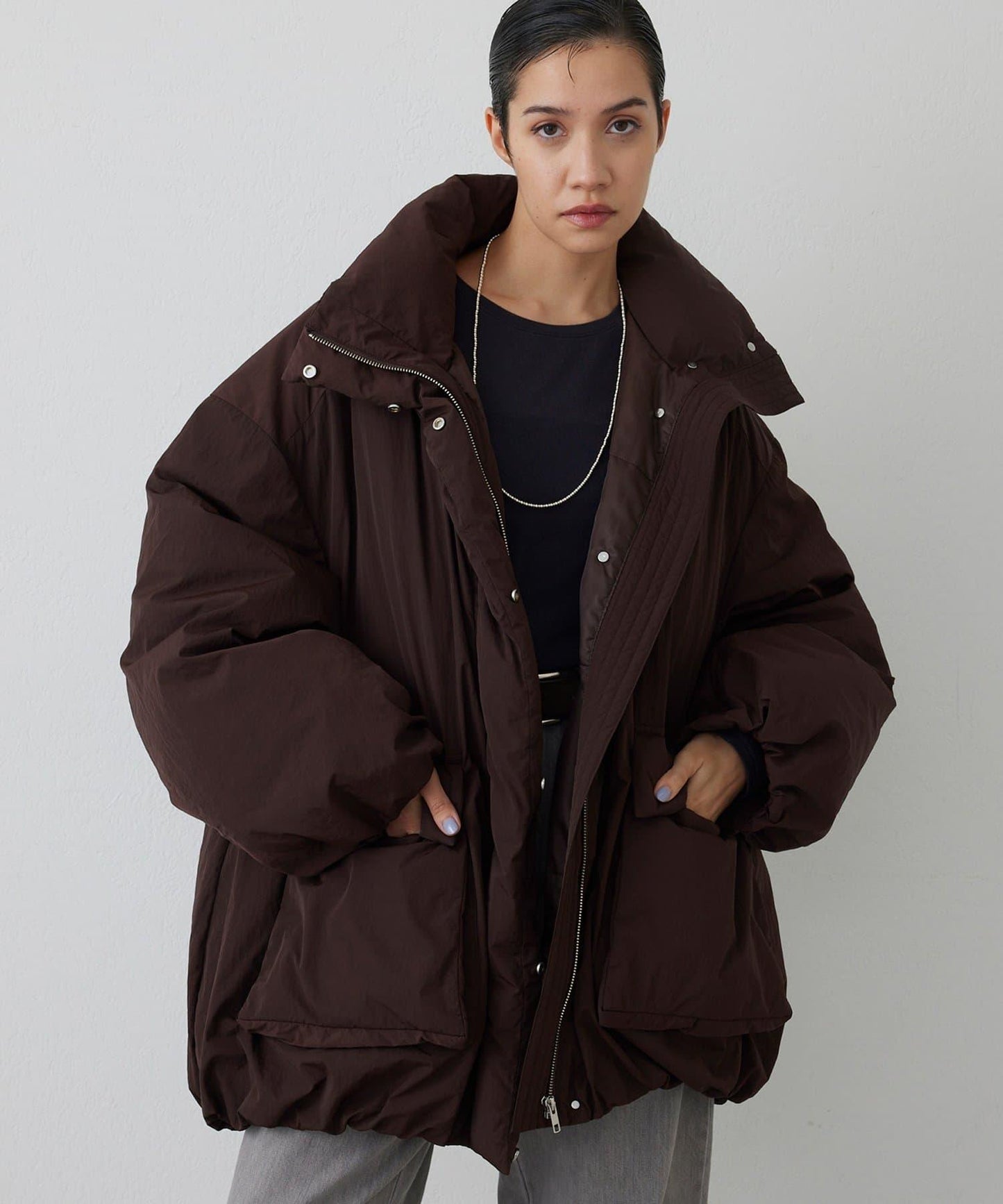 【THE PAUSE】中長款羽絨服