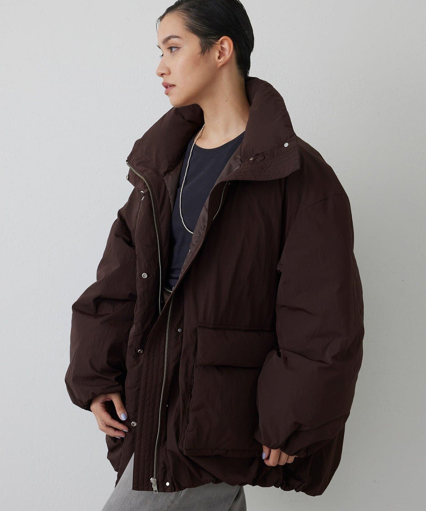 【THE PAUSE】中長款羽絨服