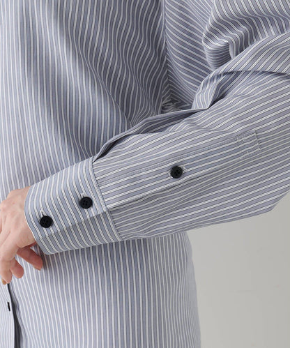 【THE PAUSE】條紋修身襯衫