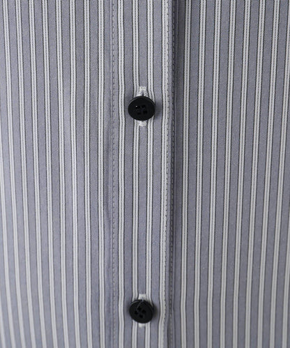 【THE PAUSE】條紋修身襯衫