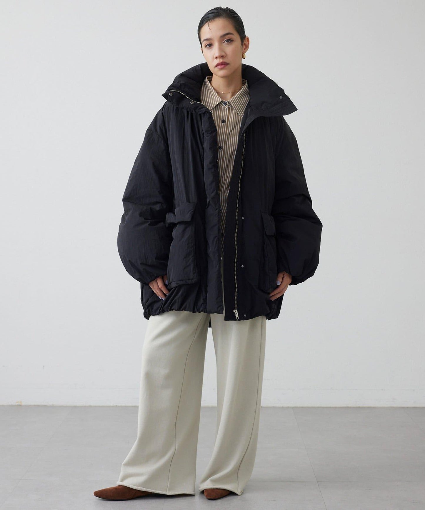 【THE PAUSE】中長款羽絨服