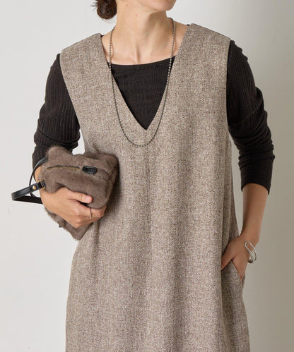 隨機亮絲羅紋針織衫