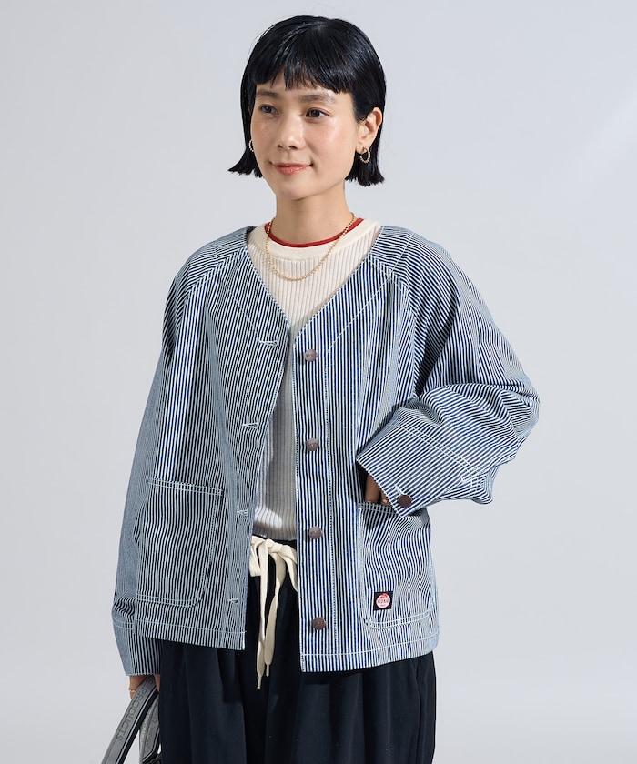 聯名 無領V領 夾克（套裝可搭配）