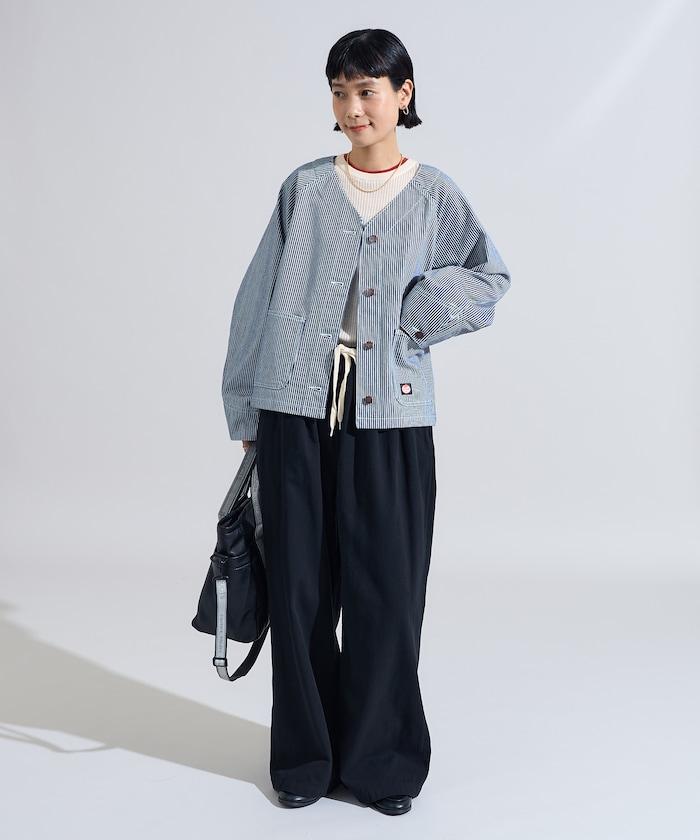 聯名 無領V領 夾克（套裝可搭配）