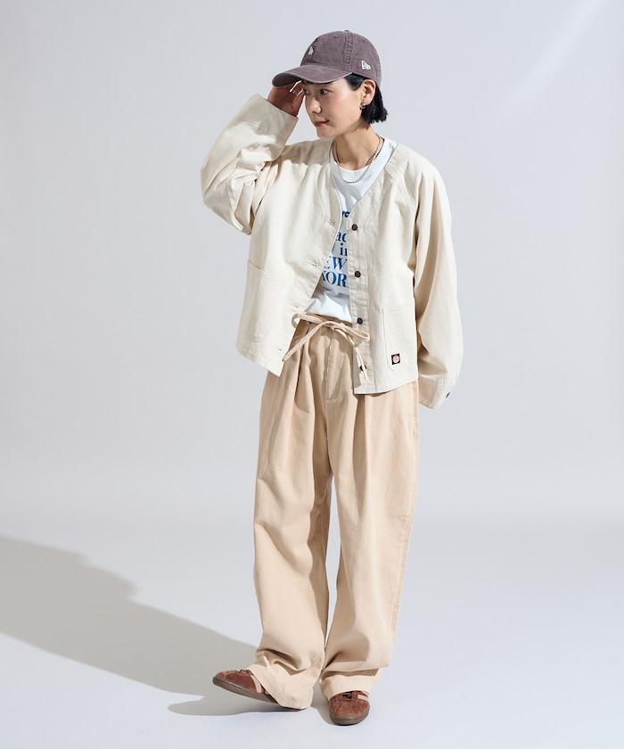 聯名 無領V領 夾克（套裝可搭配）