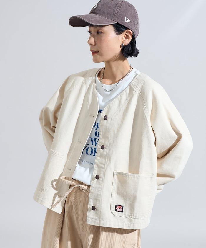 聯名 無領V領 夾克（套裝可搭配）