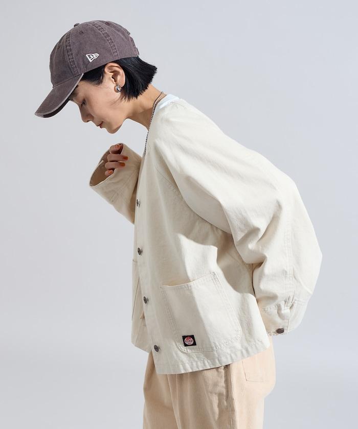 聯名 無領V領 夾克（套裝可搭配）