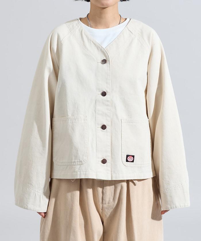 聯名 無領V領 夾克（套裝可搭配）