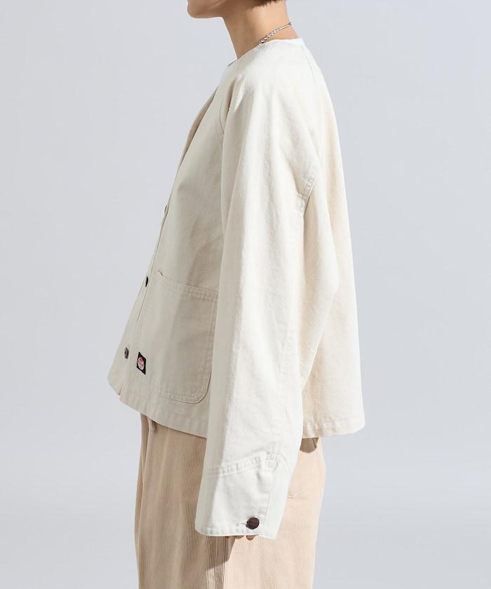 聯名 無領V領 夾克（套裝可搭配）