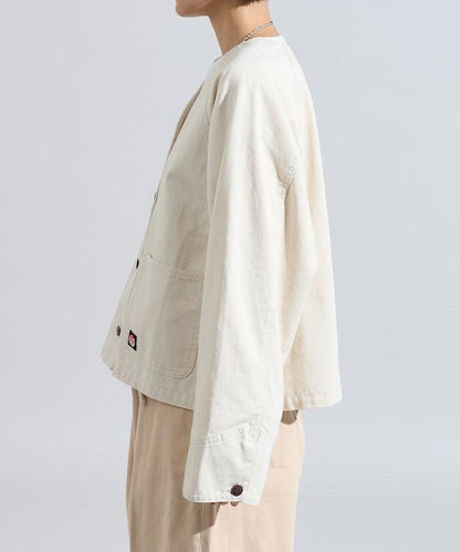 聯名 無領V領 夾克（套裝可搭配）