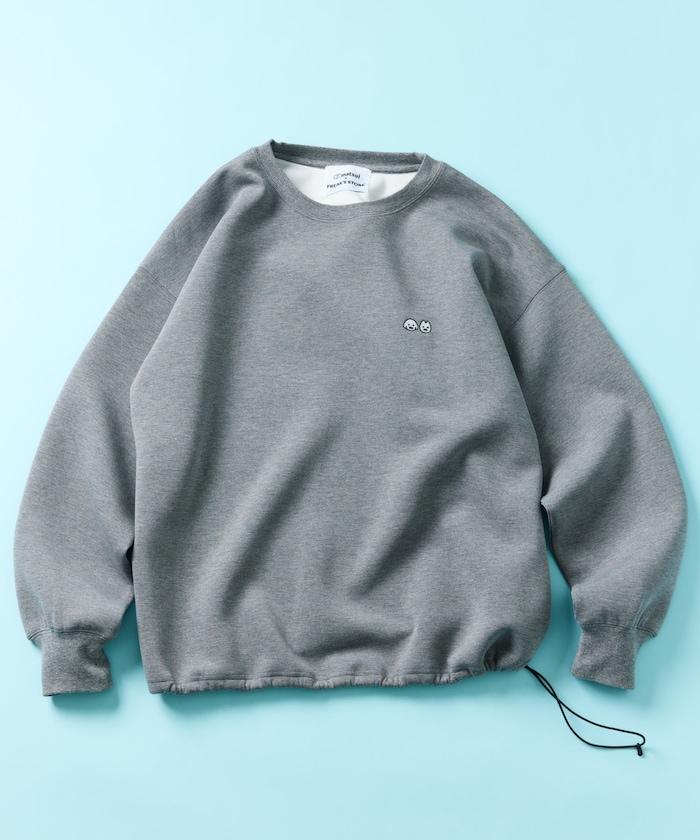 matsui×FREAK'S STORE 特別款「旅行」抽繩後背印花圓領衛衣