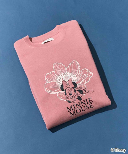 特別款/Mickey Mouse＆Minnie Mouse/米老鼠＆米妮/花卉印花衛衣