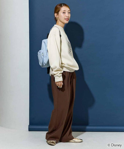 特別款/Mickey Mouse＆Minnie Mouse/米老鼠＆米妮/花卉印花衛衣