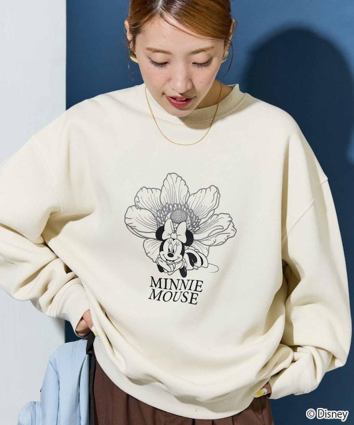 特別款/Mickey Mouse＆Minnie Mouse/米老鼠＆米妮/花卉印花衛衣