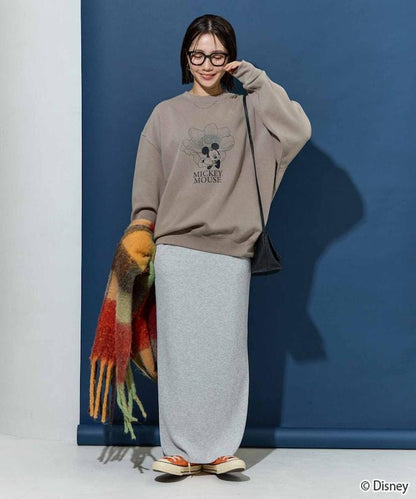 特別款/Mickey Mouse＆Minnie Mouse/米老鼠＆米妮/花卉印花衛衣