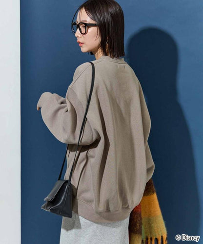 特別款/Mickey Mouse＆Minnie Mouse/米老鼠＆米妮/花卉印花衛衣