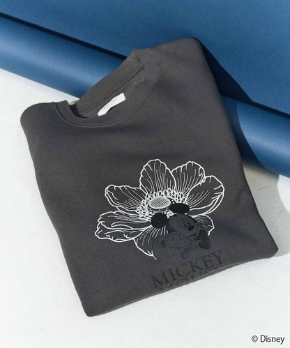 特別款/Mickey Mouse＆Minnie Mouse/米老鼠＆米妮/花卉印花衛衣