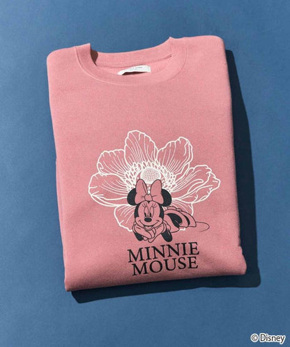 特別款/Mickey Mouse＆Minnie Mouse/米老鼠＆米妮/花卉印花衛衣