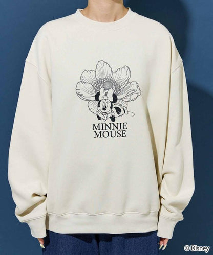 特別款/Mickey Mouse＆Minnie Mouse/米老鼠＆米妮/花卉印花衛衣