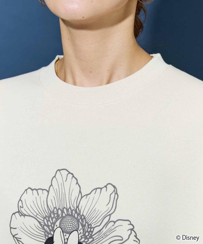 特別款/Mickey Mouse＆Minnie Mouse/米老鼠＆米妮/花卉印花衛衣