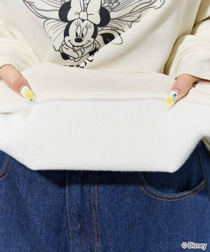 特別款/Mickey Mouse＆Minnie Mouse/米老鼠＆米妮/花卉印花衛衣