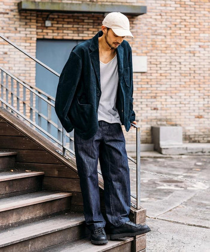 聯名SMU KP-10燈芯絨夾克&PT-38雙褶燈芯絨寬鬆長褲套裝