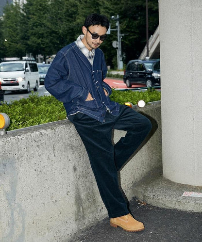 聯名SMU KP-10燈芯絨夾克&PT-38雙褶燈芯絨寬鬆長褲套裝