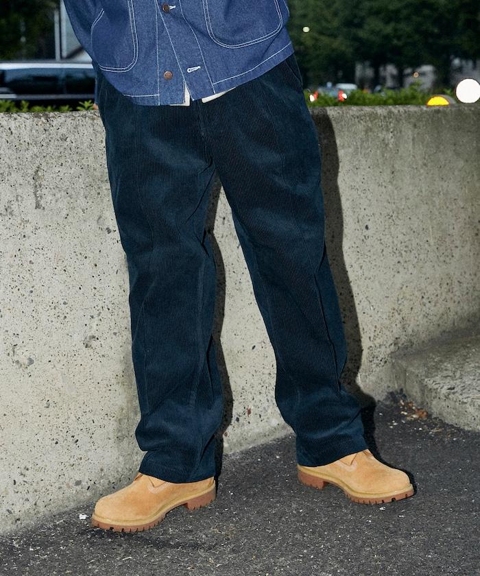 聯名SMU KP-10燈芯絨夾克&PT-38雙褶燈芯絨寬鬆長褲套裝