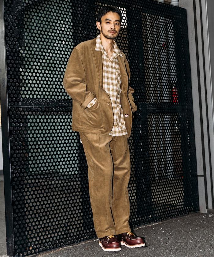 聯名SMU KP-10燈芯絨夾克&PT-38雙褶燈芯絨寬鬆長褲套裝