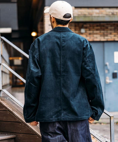 聯名SMU KP-10燈芯絨夾克&PT-38雙褶燈芯絨寬鬆長褲套裝