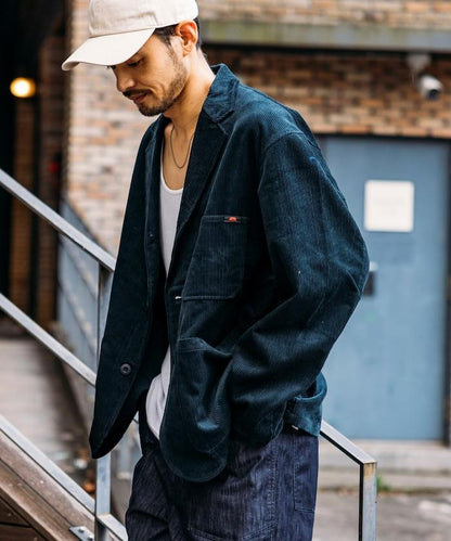 聯名SMU KP-10燈芯絨夾克&PT-38雙褶燈芯絨寬鬆長褲套裝