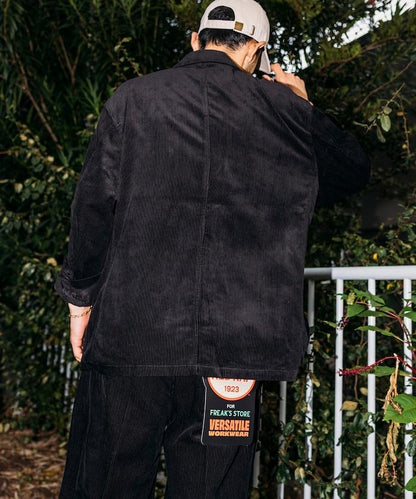 聯名SMU KP-10燈芯絨夾克&PT-38雙褶燈芯絨寬鬆長褲套裝