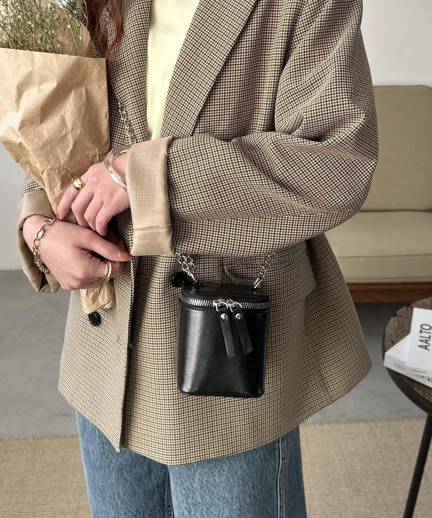 鏈條迷你方盒包