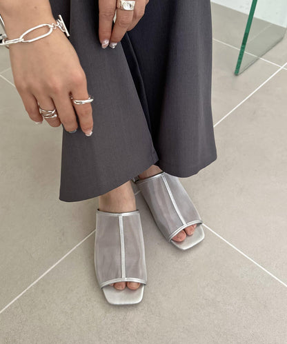 Discoat 網紗設計涼鞋