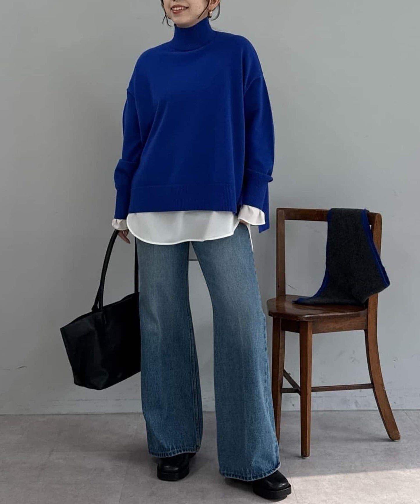 【全骨架適用針織衫復刻登場！】寬鬆高領針織衫