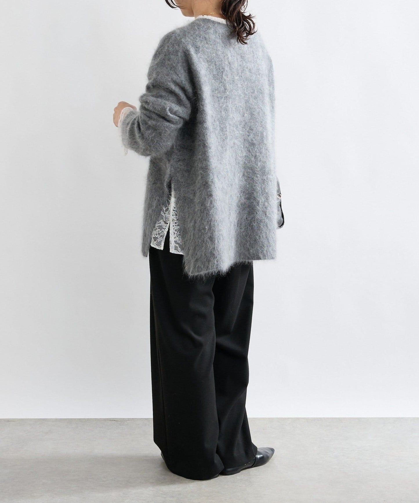 【顯瘦款】保暖打褶寬腿西裝褲/預計10月下旬發貨