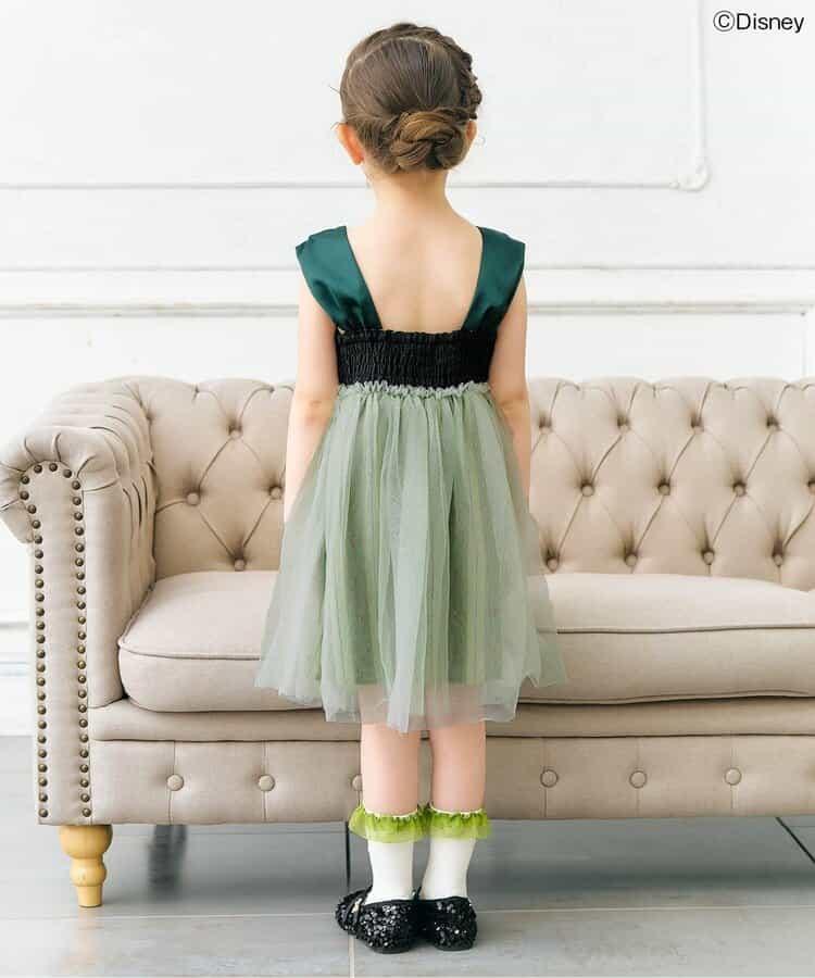 迪士尼角色網紗連衣裙