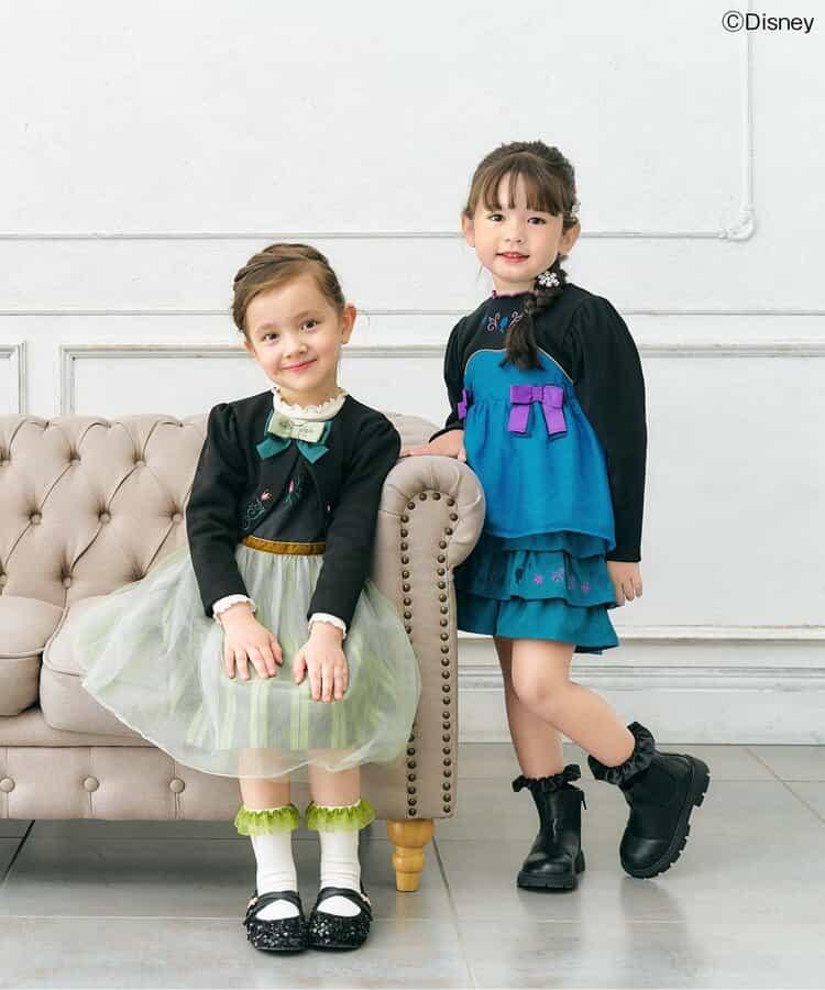 迪士尼角色網紗連衣裙