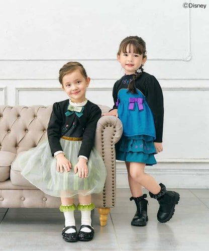 迪士尼角色網紗連衣裙