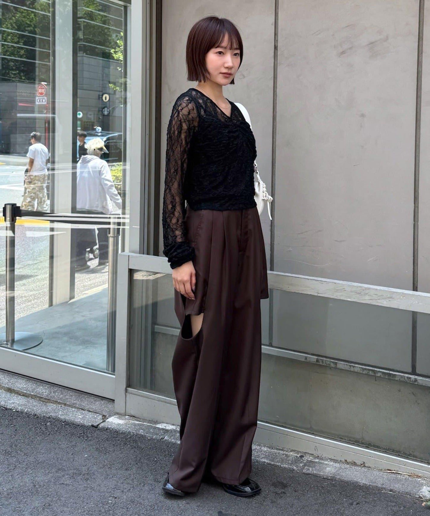 【mystic】[mline]鏤空西裝褲