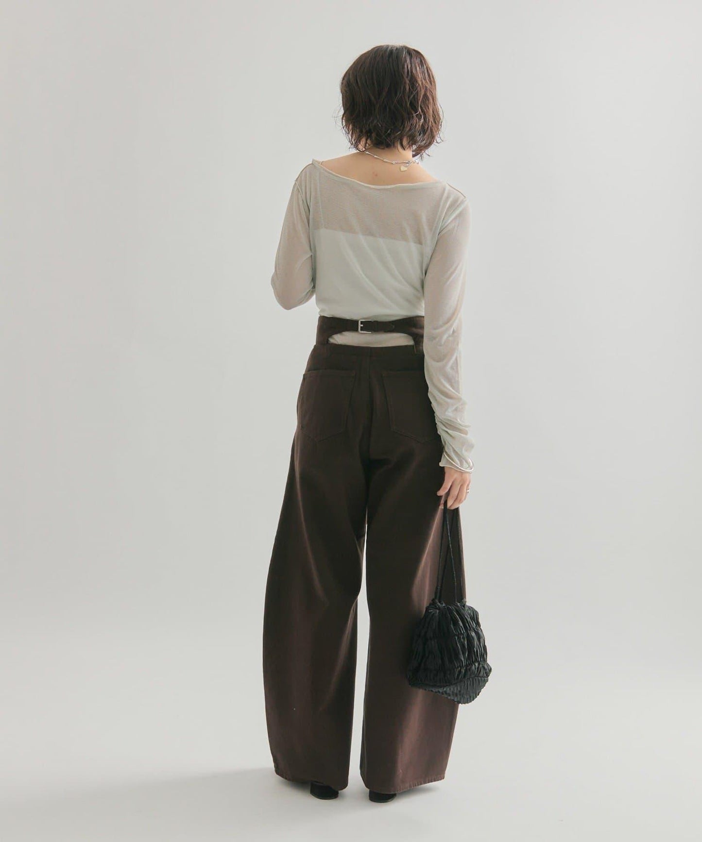 亮片透視套頭衫