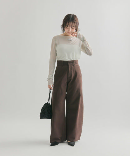 亮片透視套頭衫