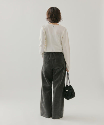 小紐扣長袖開衫