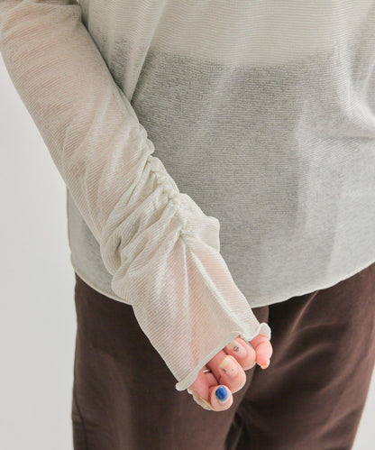 亮片透視套頭衫