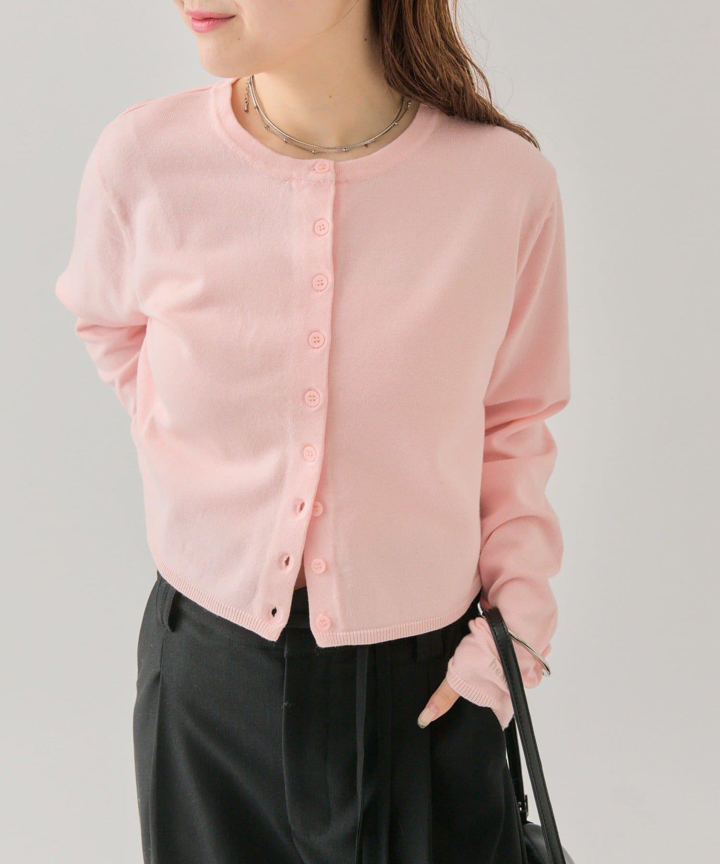 小紐扣長袖開衫