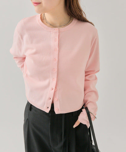 小紐扣長袖開衫