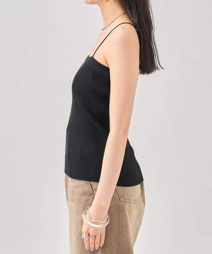 帶胸墊針織吊帶背心