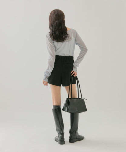 亮片透視套頭衫