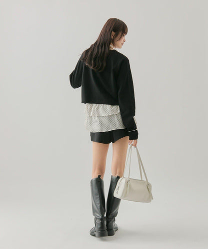 小紐扣長袖開衫