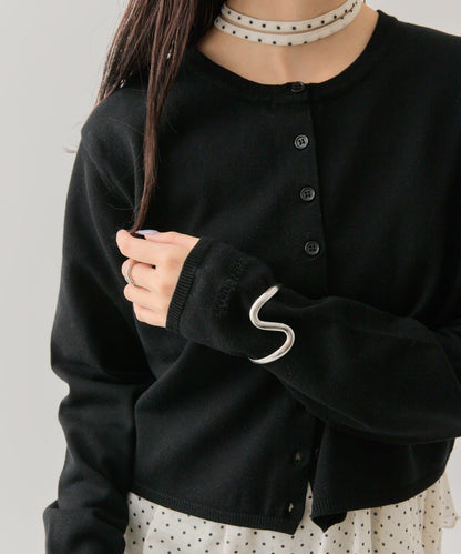 小紐扣長袖開衫